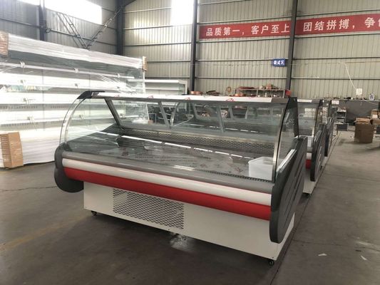 Supermarket Commercial Meat Cooler Air Forced Cooling 220V