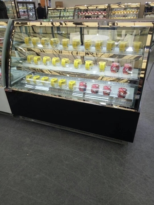 Stainless Steel Cake Cabinet Preservation And Refrigeration Display Cabinet