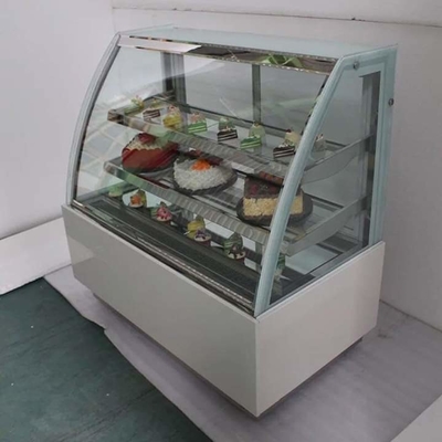 Commercial large capacity refrigerator, baking cabinet, refrigeration equipment, cake display cabinet with lamp