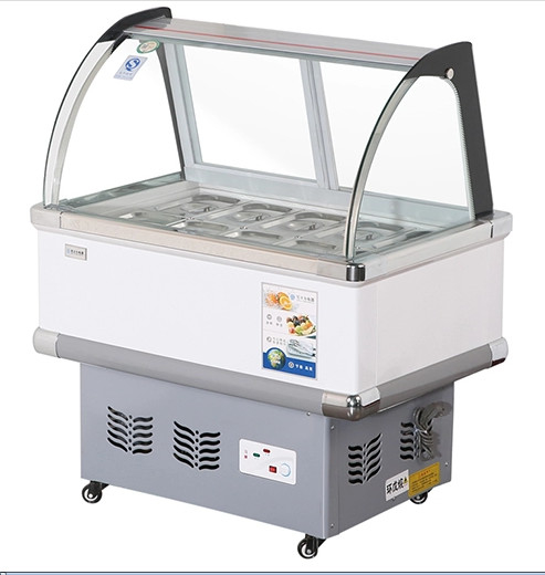 24L Commercial Ice Cream Chest Freezer Direct Cooling 0.8 Cu Ft